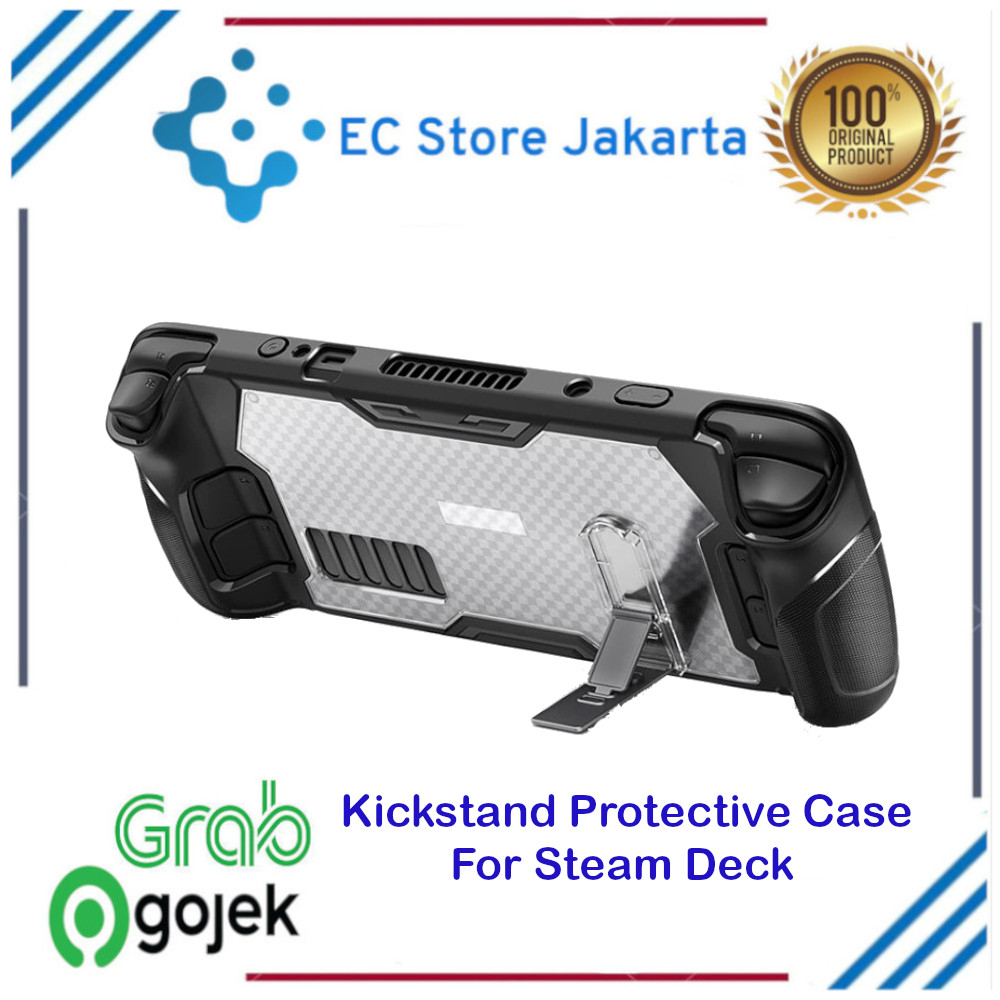 Aolion PC Silicone Kickstand Protective Case Cover for Steam Deck