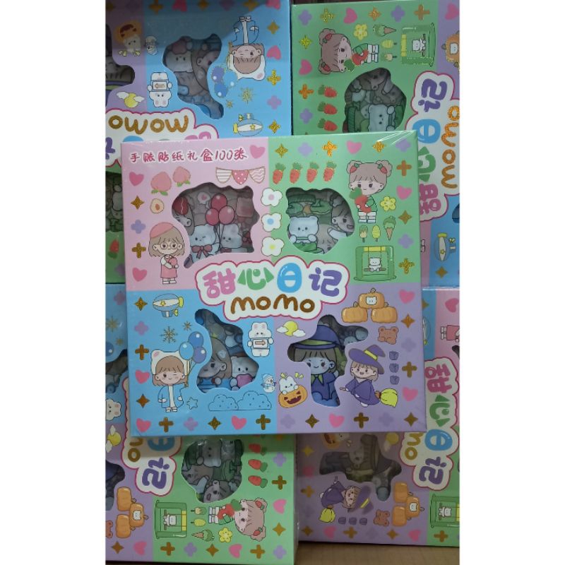 

STIKER MOMO 4 WARNA 100PCS