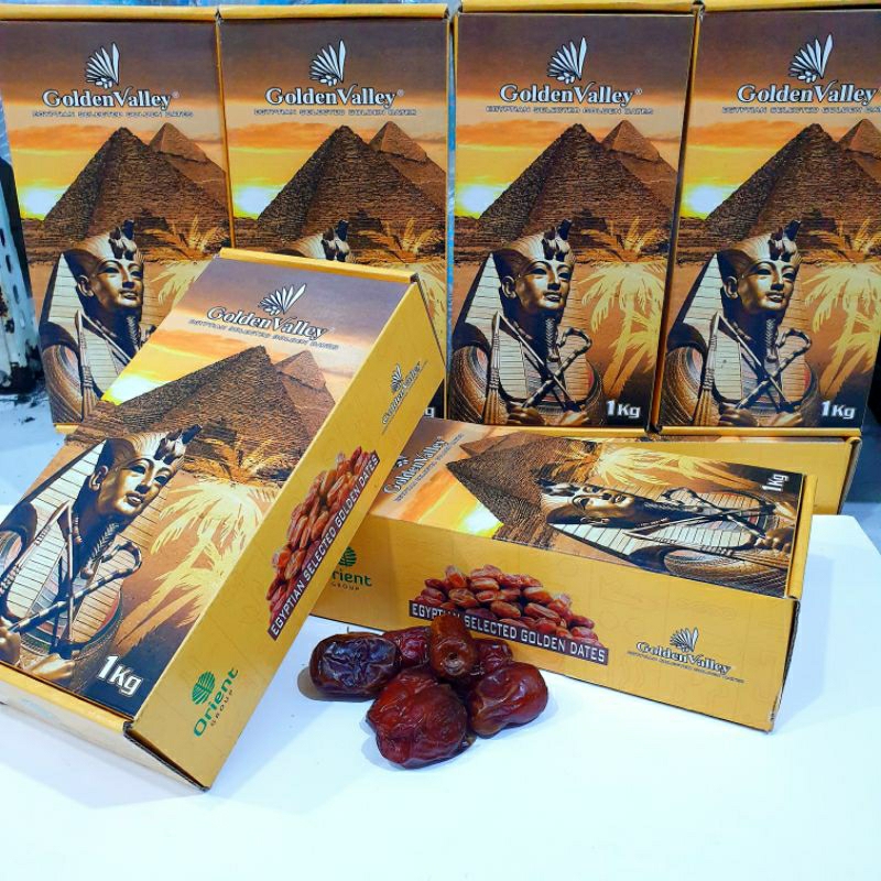 

Kurma Golden Mesir Kemasan Dus 1kg Premium