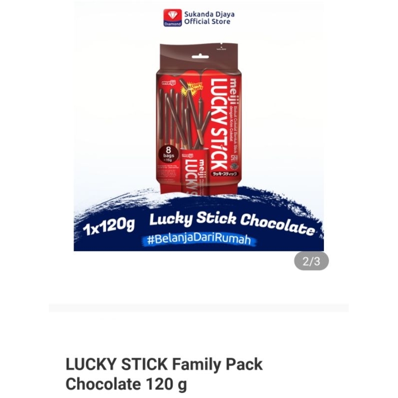 

LUCKY STICK Family Pack Chocolate 120g