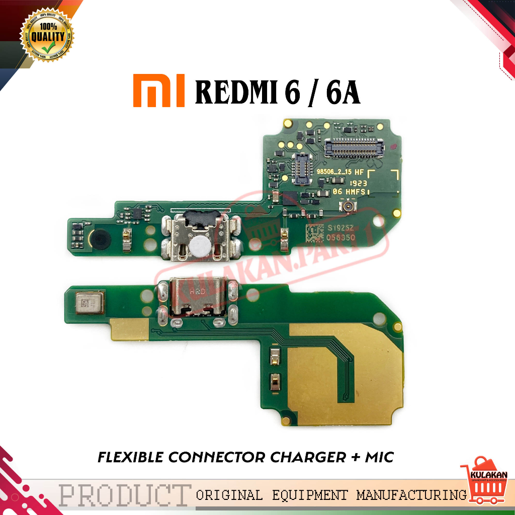 Konector Charger redmi 6a CONNECTOR CHARGER + MIC XIAOMI REDMI 6 / 6A WITH IC