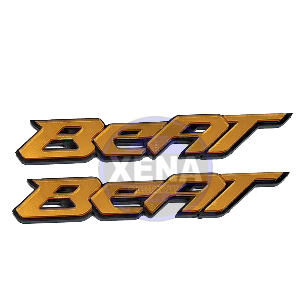 EMBLEM BEAT TIMBUL LOGO BEAT BUKAN STIKER ATAU STICKER TIMBUL STIKER MOTOR EMBLEM LOGO BEAT 3D TIMBUL EMBLEM BEAT