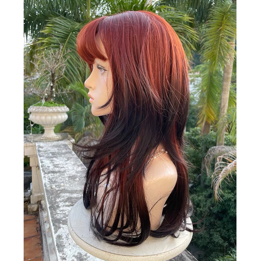 DX1220 full wig korean style wolfcut long 60cm