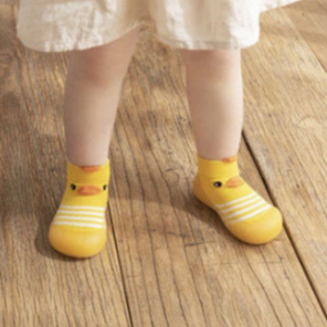 PW4-Sepatu Bayi Prewalker Kaos Kaki Anti Slip Karakter Bergaris