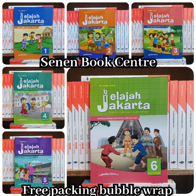 Buku Jelajah Jakarta/PLBJ (2024) Kelas 1 2 3 4 5 6 SD/Mi Yudhistira