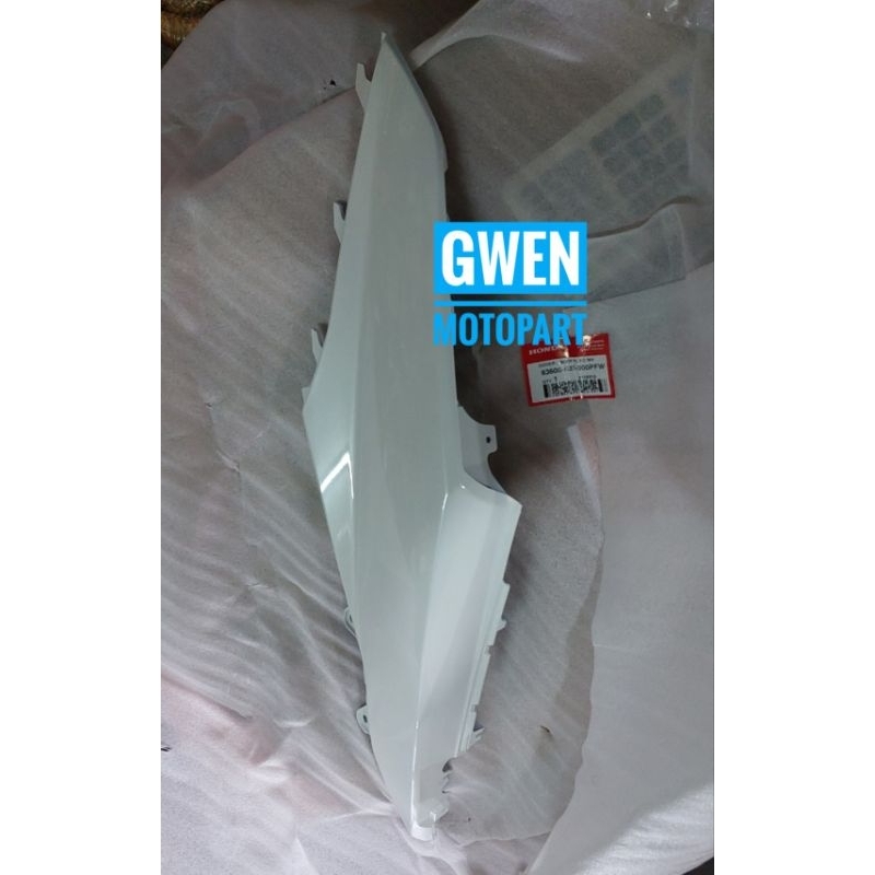 Cover L Body Dek Bodi Samping Belakang Kiri Beat FI CBS K25 2012 2013 2014 Putih White 83600K25900PF