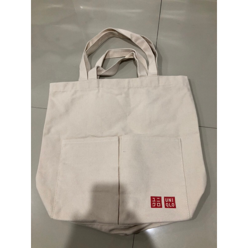 uniqlo original tote bag tas limited 10th anniversary