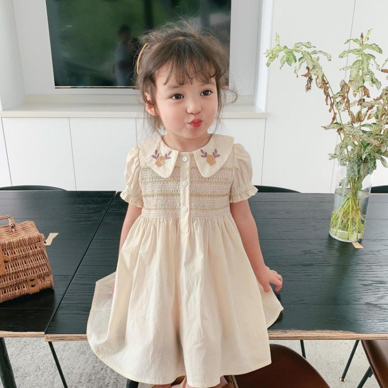 Dress Anak Perempuan 3-6 tahun Dress Anak Anak Dress import Rok Anak Perempuan Rok Anak Cewek Lucu