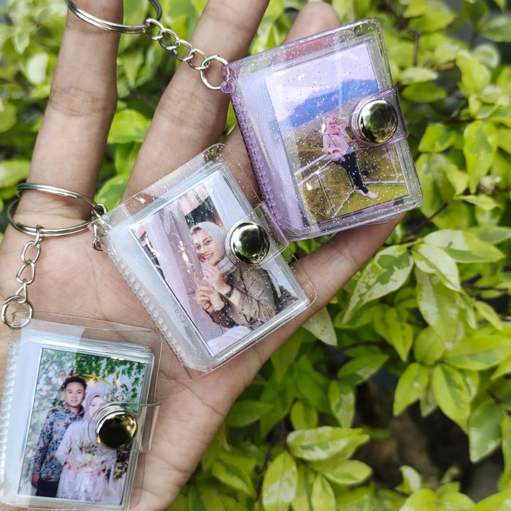 Gantungan Kunci album foto mini