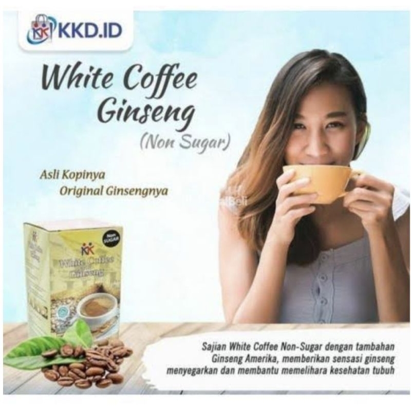 

White Coffee with Ginseng Non Sugar