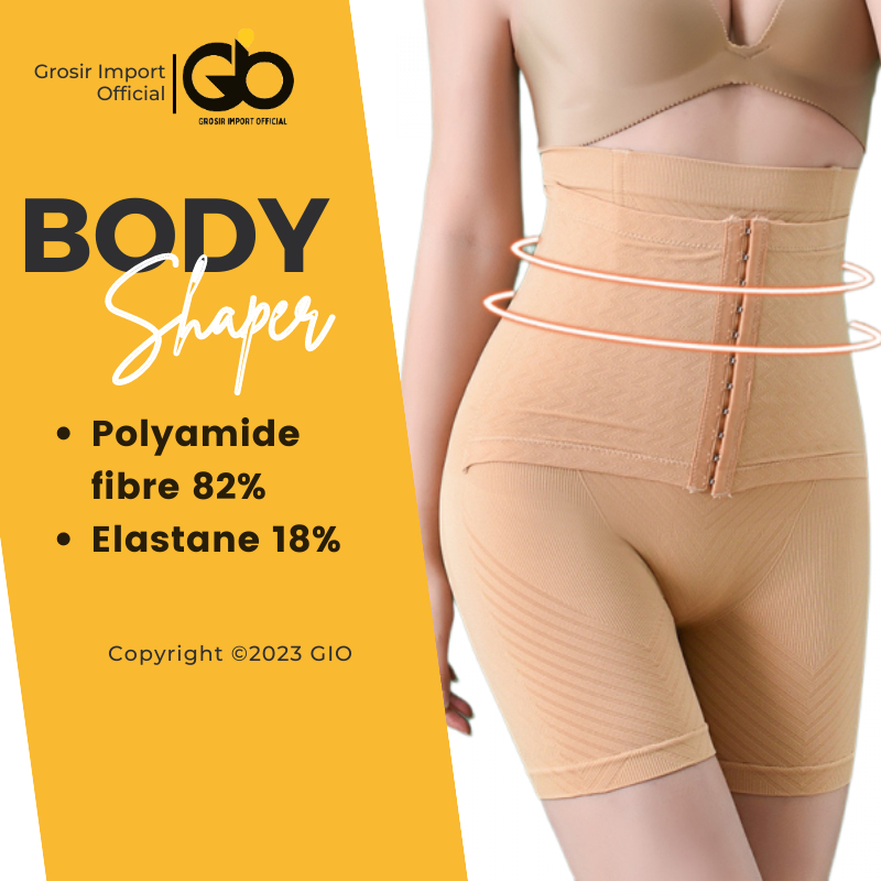 Korset Celana Dalam Wanita Bawahan Pelangsing Perut Buncit Bergelambir Pengecil Paha Highwaist Elastis Melar Slimming Pengangkat Bokong Korset Perut Celana Pelangsing Sepaha Kancing Import Original Premium