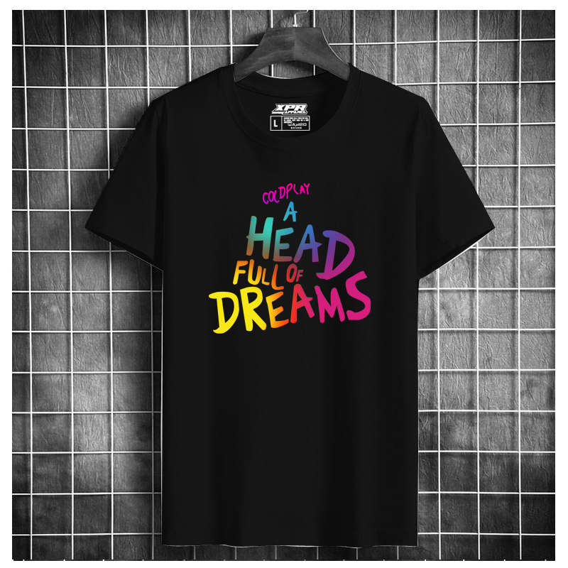 Kaos Coldplay distro A Head Of Dream all size katun S - 6XL