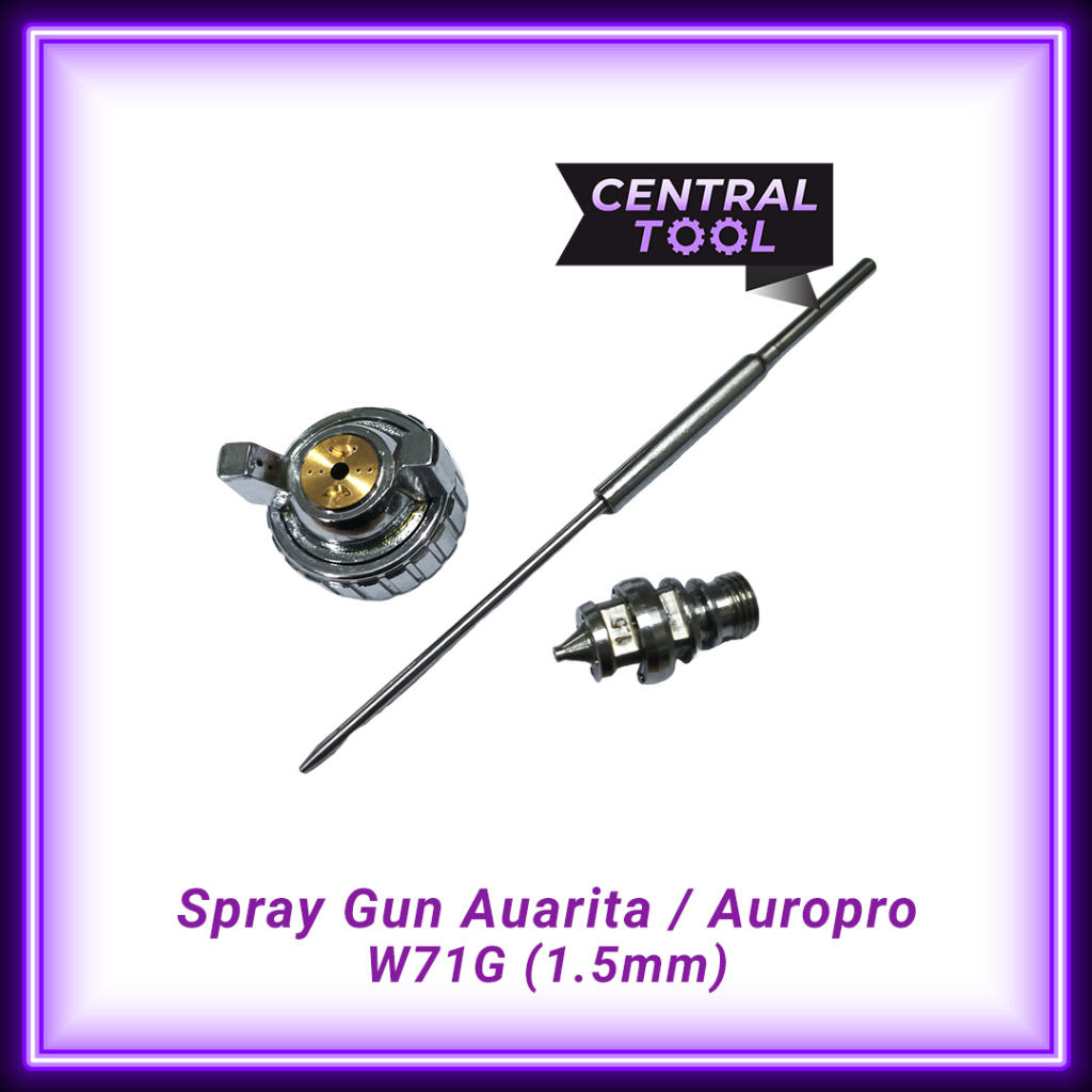 Part Nozzle Set Sparepart Spraygun W71 G 1.5 mm Fluid Nozzle Set