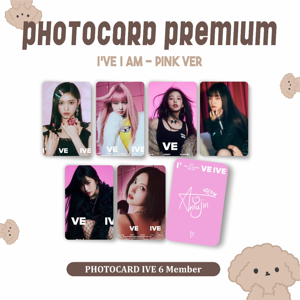 PHOTOCARD PC PREMIUM IVE I AM WAVE