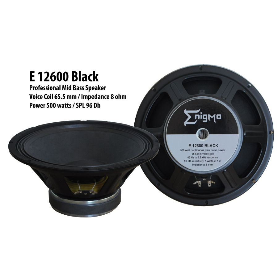 SPEAKER ENIGMA E 12600 BLACKSPIDER 12INCH