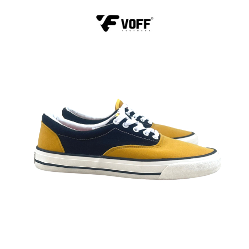 Voff Official Store - Voff Eraleath yellow black classic | Sepatu Pria | Sneakers