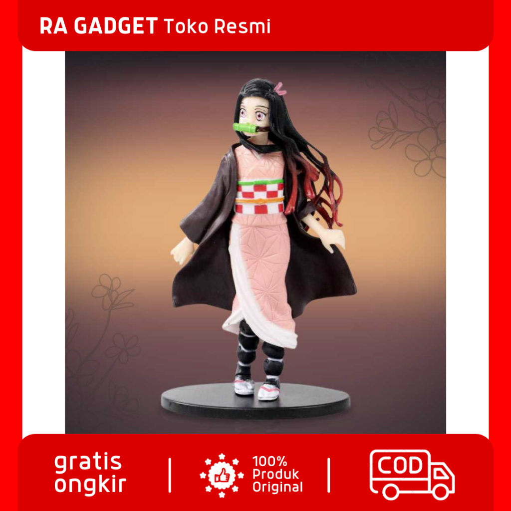 Action Figure Demon Slayer Kimetsu no Yaiba Nezuko / Patung Anime Chibi Figuratif Figuran Demon Slay