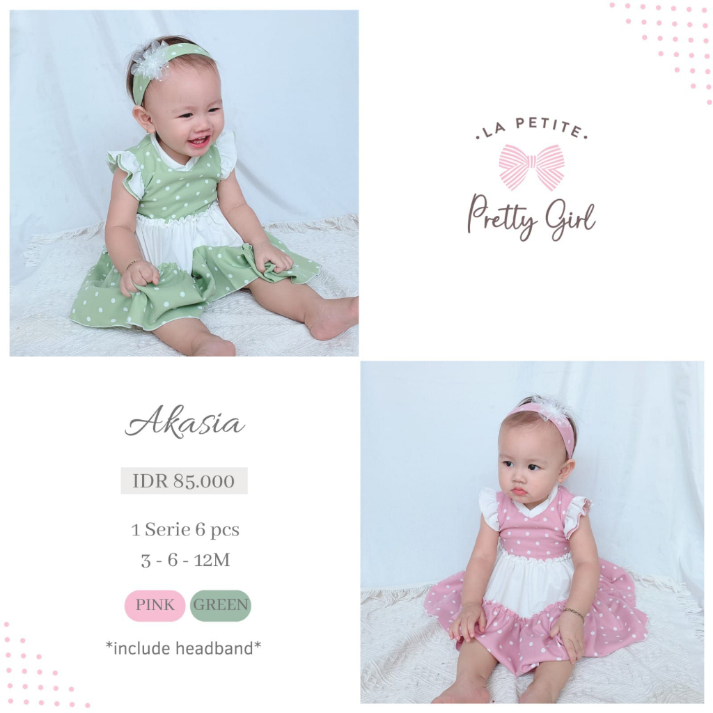 Pretty Girl Akasia Dress / Dress Anak