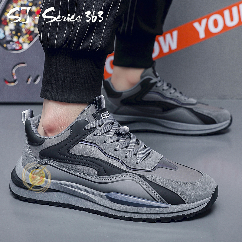 [JWALK] Sepatu Sneakers Pria Fashion Keren Buat Hangout dan Kuliah Kualitas Import Premium - 363