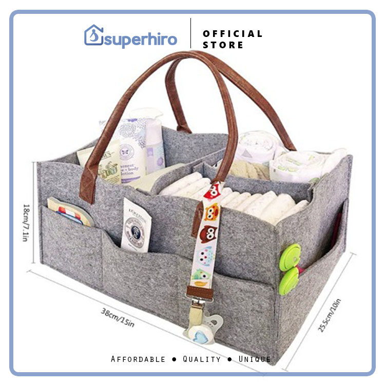 Multipurpose Caddy Bag Tas Diaper Stroller Organizer Baby Bayi