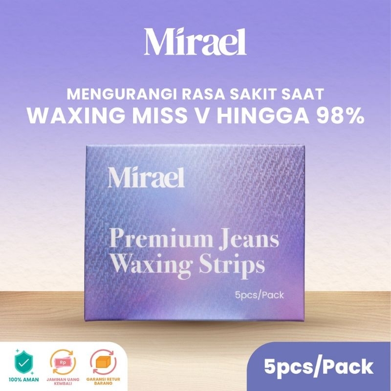MIRAEL Premium Jeans Waxing Strips 5Pcs