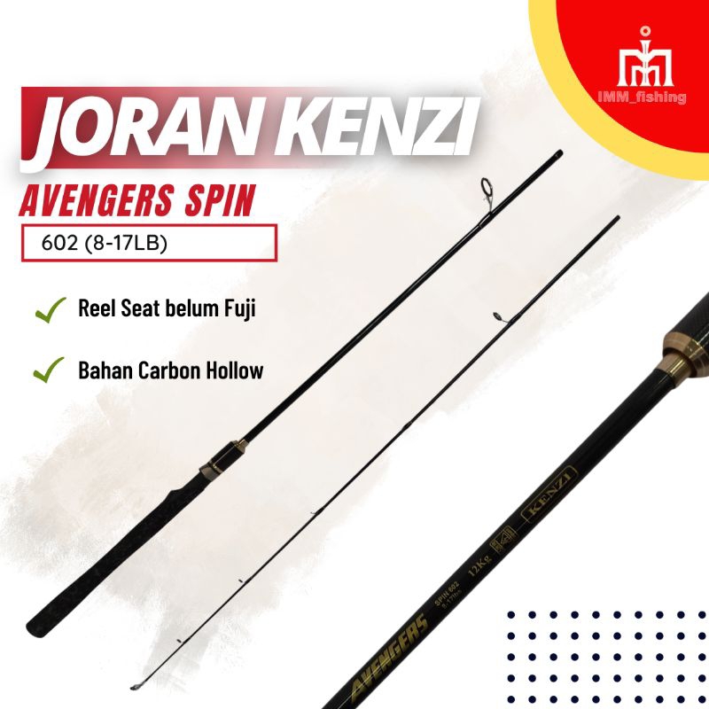 JORAN KENZI AVENGERS SPIN | Tongkat Pancing | Fishing Rod | Spinning