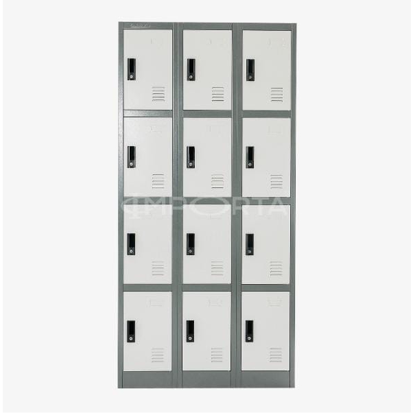 STANDING LOKER BESI 12 PINTU