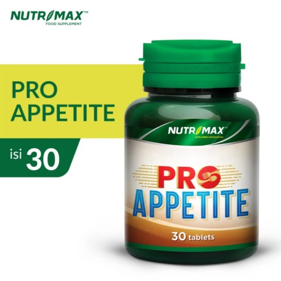 NUTRIMAX PRO APPETITE 30 TABLETS | PENAMBAH NAFSU MAKAN PENCERNAAN