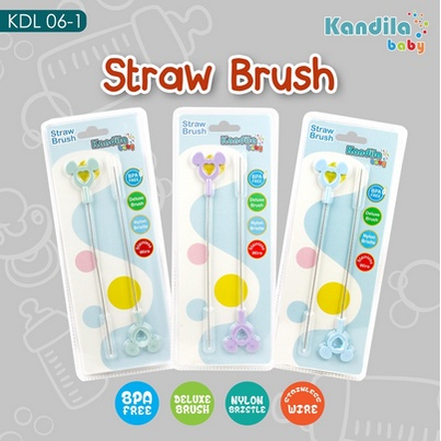 Dodo Kandila Sikat Pipet Sedotan Botol Minum Straw Brush