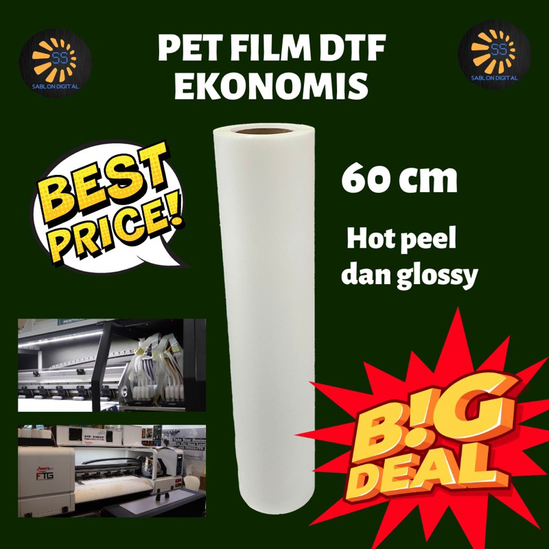 

Film DTF 1 roll lebar 60 cm termurah