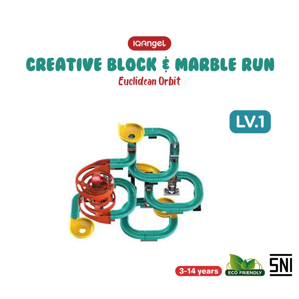 Mainan Edukasi - IQ Angel Creative Block Eucliden Orbit IQ1020 - Mainan Block Anak