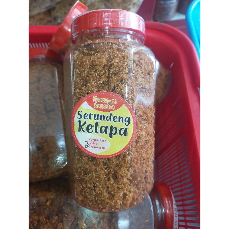 

Serundeng Kelapa Extra Bawang Rempah Nikmat NOUNNA SARITIE Kemasan Jumbo