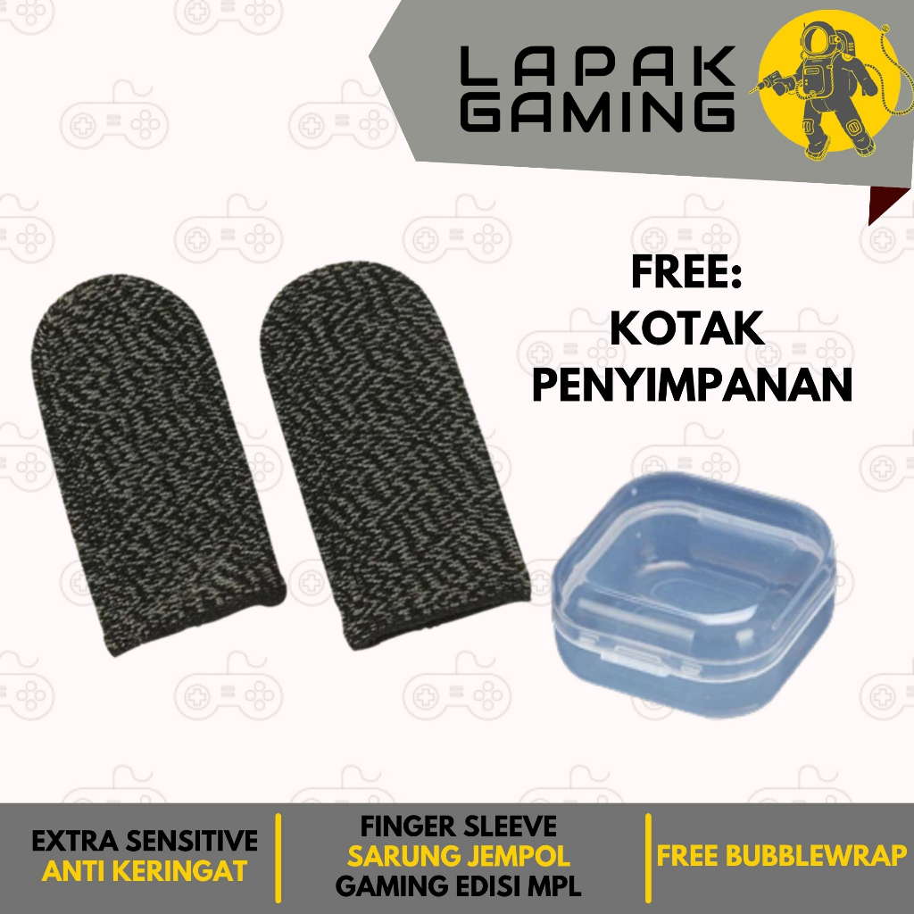 SARUNG JEMPOL GAMING EVOS RRQ MOBILE LEGEND FREE FIRE PUBG MPL EDITION JARI