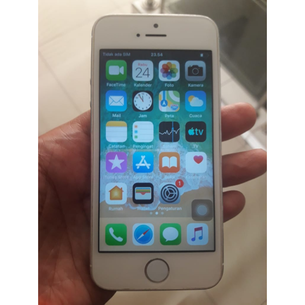 Iphone 5s 16gb silver ex ibox batangan