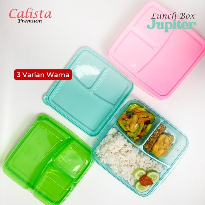 lunch box calista jupiter / tempat makan anak bekal sekolah kantor tempat makan besar