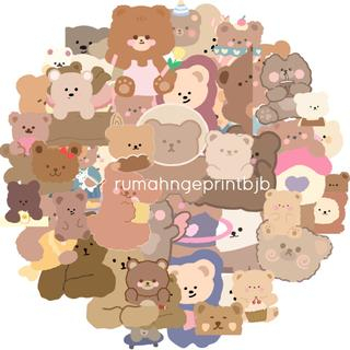 

100 pcs Mini CUTE BEAR STICKER STIKER AESTHETIC