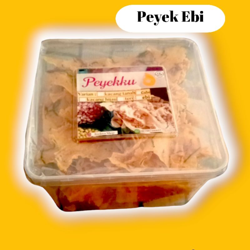 

Peyek Ebi toples 3 Liter