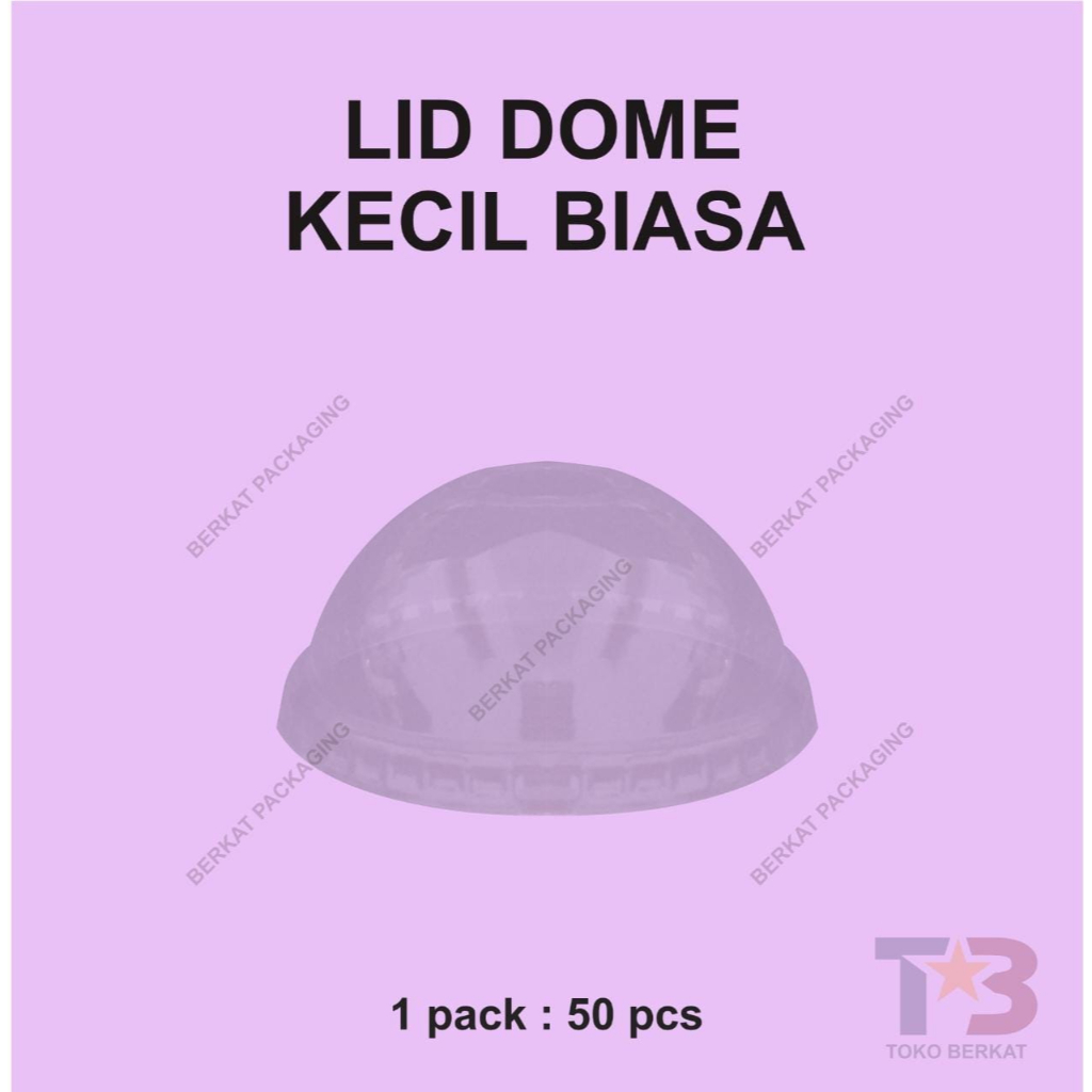 Lid Dome Cup Plastik / Tutup Cup Plastik Cembung Kecil / Mohon Baca Deskripsi