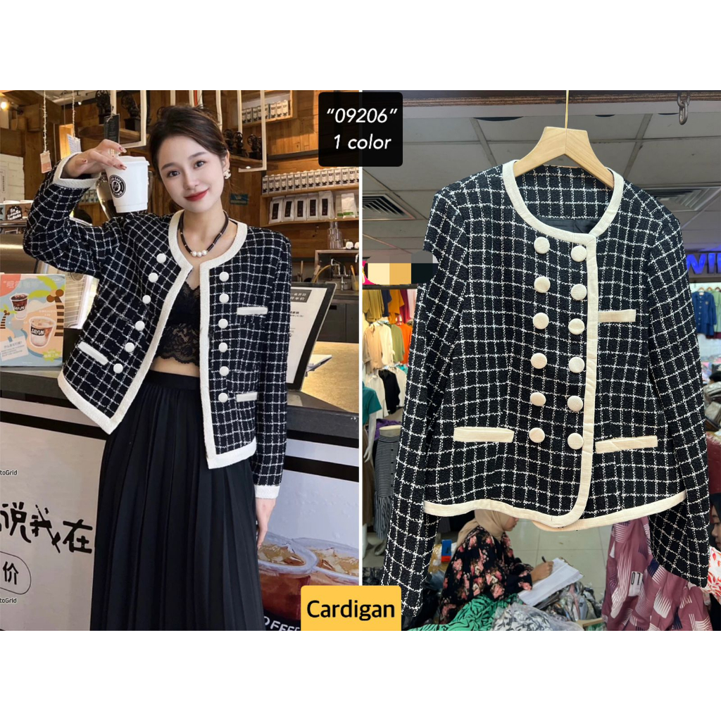 ESME BLAZER BERFURING FULL KOREAN LOOK