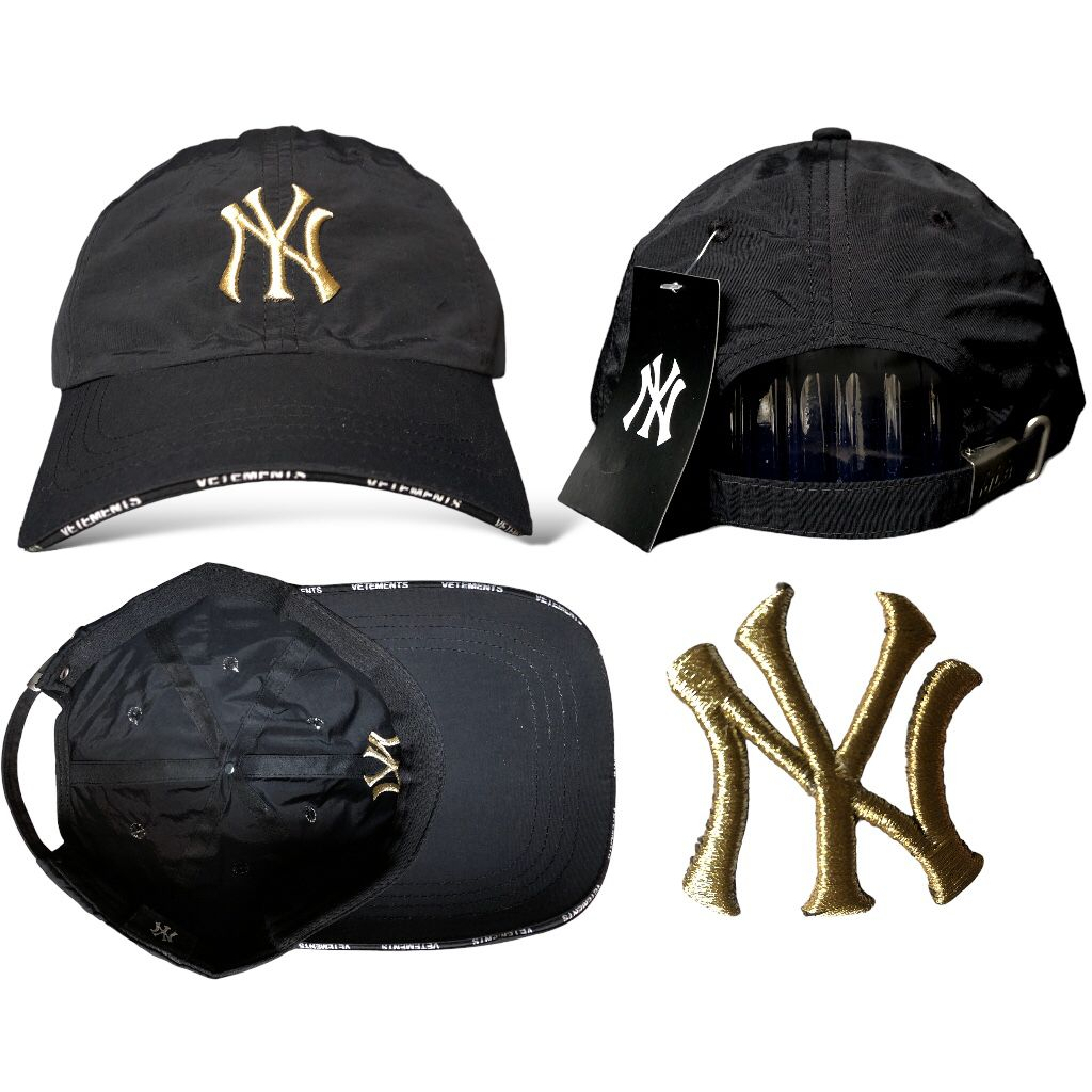 MLB NY Yankees Cool Field Oreo Structured Ball Cap Black 100% Original