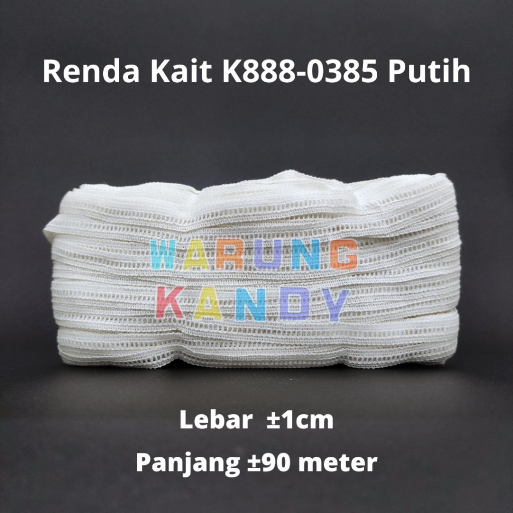 Renda Kait K888-0385 Putih