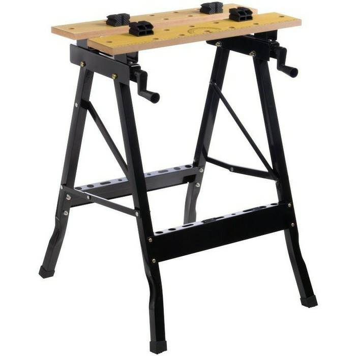 Meja Kerja Tukang Portabel / Portable Folding Workbench / Meja Kayu