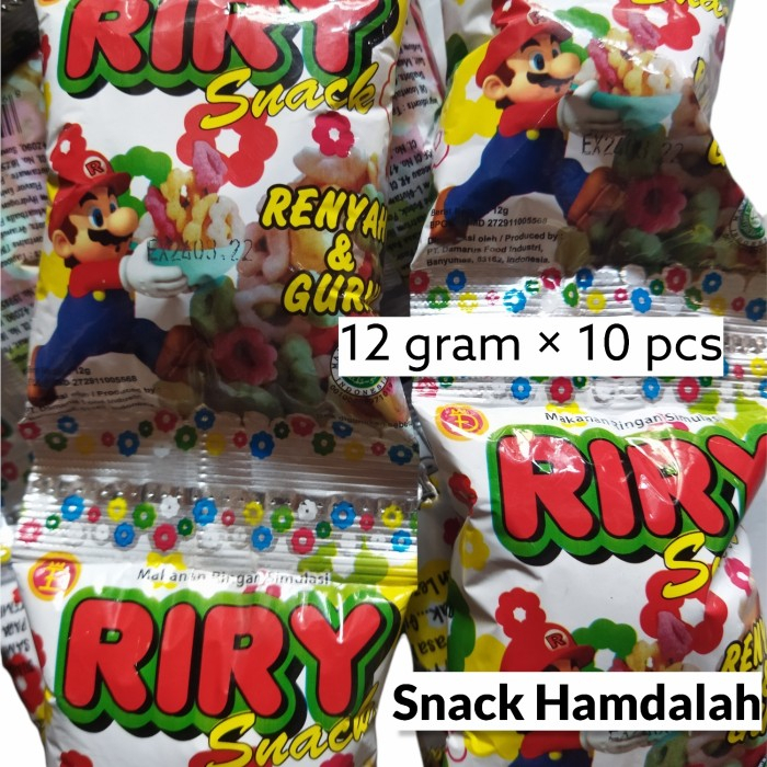 

RIRY SNACK/snack campur RENTENG ISI 10 PCS PERENCENG