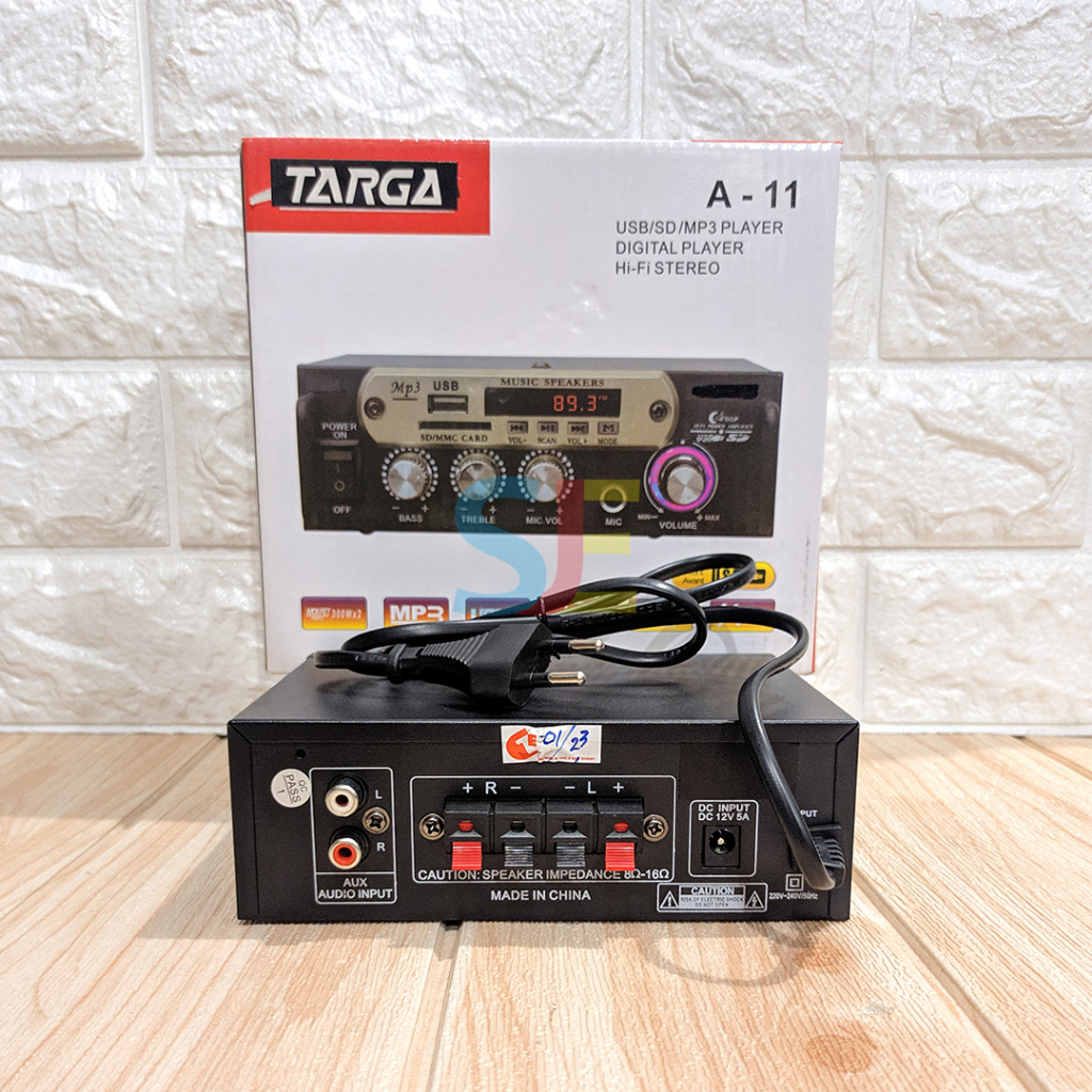 Ampli Targa A-11 / Amplifier Targa A-11 Bluetooth USB / Power Amplifier Targa