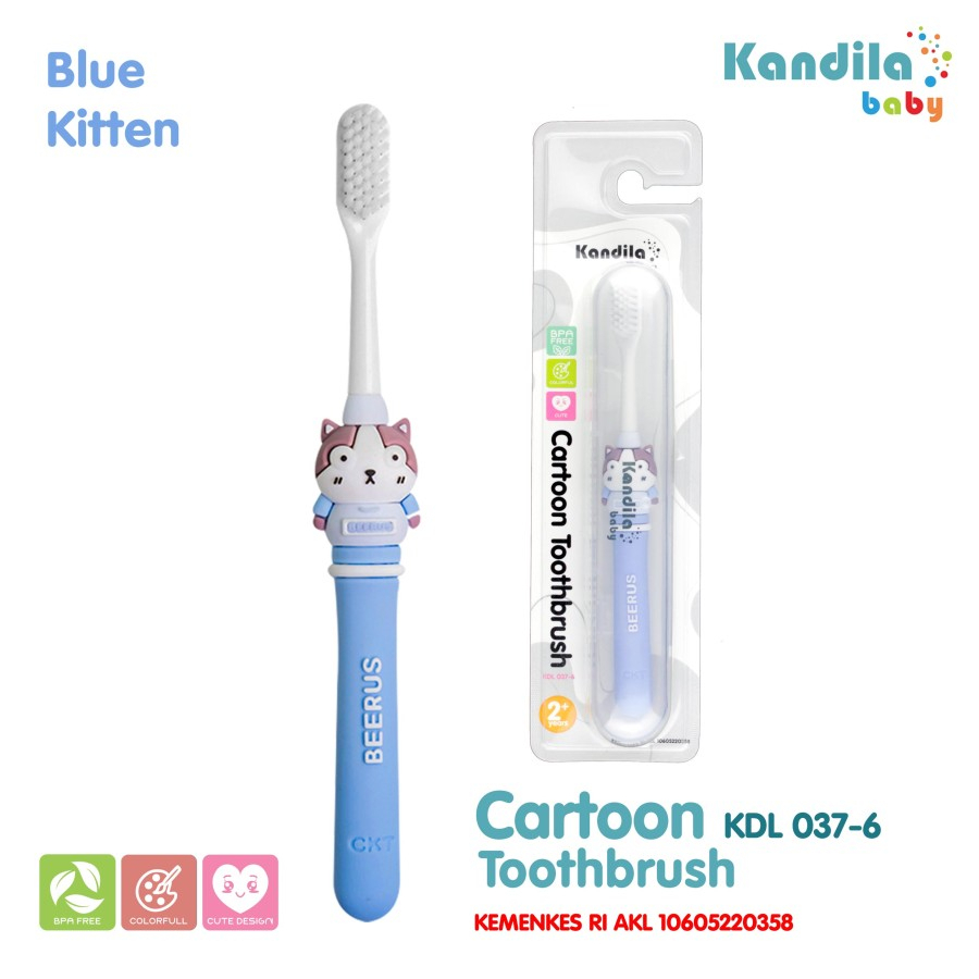 Sikat Gigi Bayi Anak Kandila Baby Cartoon Toothbrush / KDL 037-6