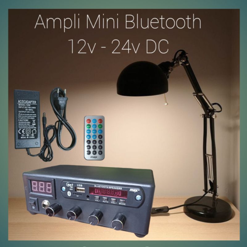 Power Mini, Amplifier Bluetooth Super Bass 5 Amper