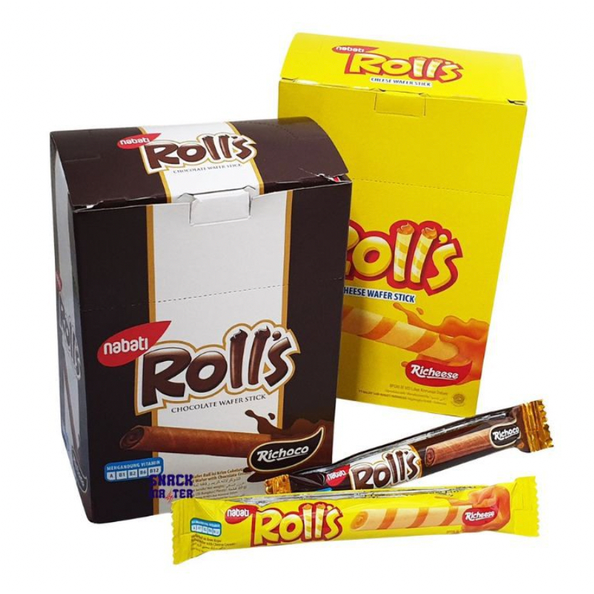 

[GROSIR!!] Nabati Rolls 8gr 1 DUS isi 6 Pak x 20pcs - grosir termurah