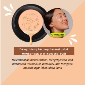 DHIO - [BPOM] FEALI Waterproof Mushroom Head Air Sunisa CC Cream moisturizing Air Cushion BB Cream Original