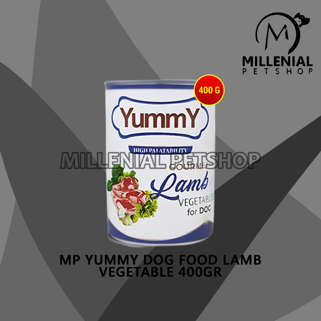 Makanan Basah Anjing Yummy Dog Food Kaleng Can Wet Food 400 Gram