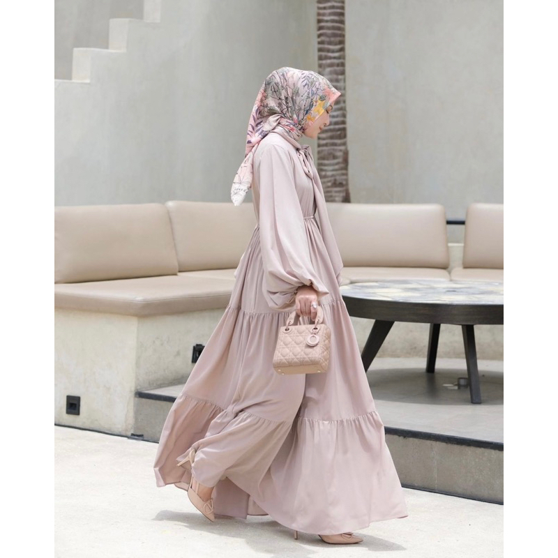 Zayana Dress (Horse Saddle, XL) by Gonegani